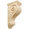 Ekena Millwork 5"W x 7"D x 14"H Large Grape Corbel, Maple CORW05X07X14GRMA - alternate 1